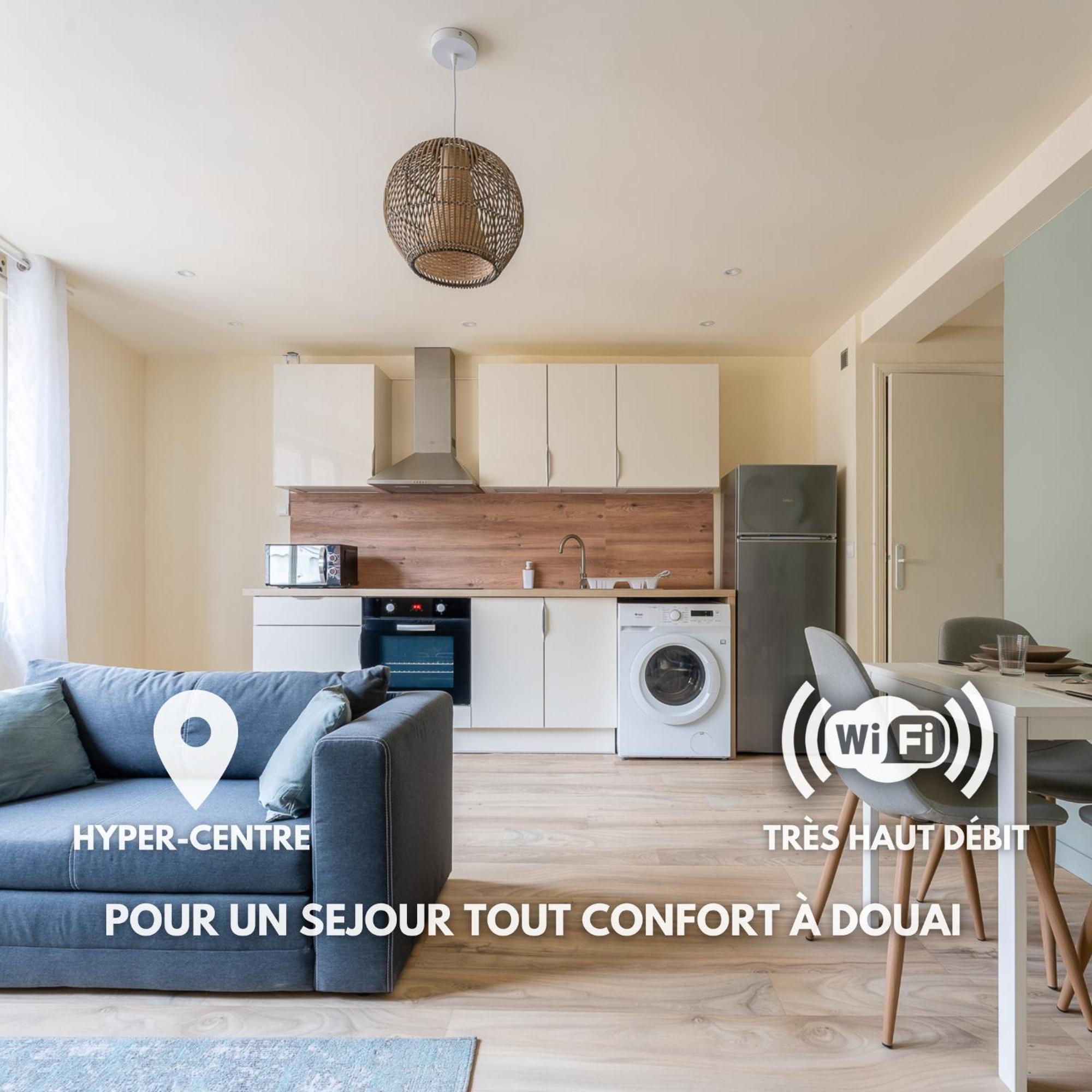 * Le Chic * Centre Ville Douai- 500M Place D'Armes ภายนอก รูปภาพ